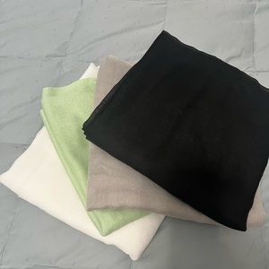 Infinity scarves. 100% Acrylic. Lightweight.